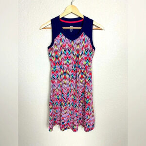Title Nine Diamalete Sleeveless Dress Multicolor Golf Athletic Size XS